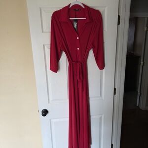 Lily Red Maxi Dress